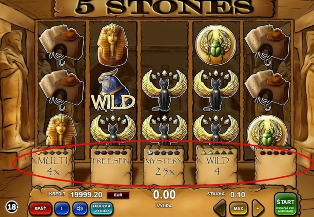 5 Stones bonusy