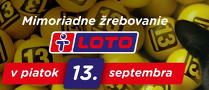 Mimoriadne žrebovanie Loto