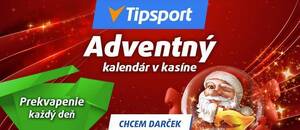 Tipsport adventný kalendár v kasíne – bonusy každý deň